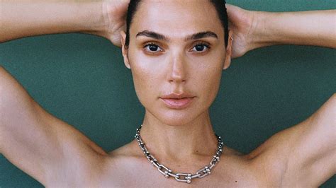 Gal Gadot appears to be TOPLESS while modeling .